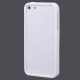 Non-slip Silikone Bumper til iPhone 5 - HVID