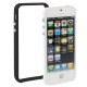 Plastik Bumper med knapper til iPhone 5 - SORT