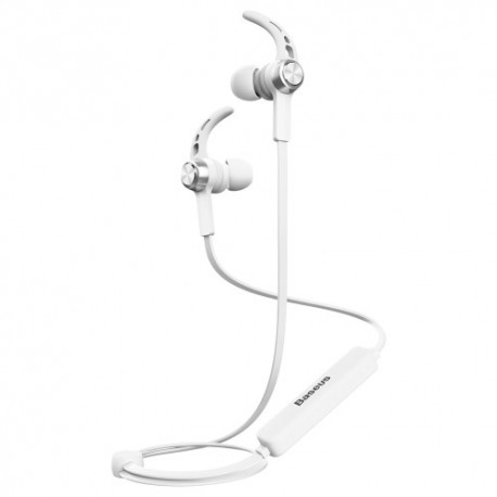 BASEUS B11 Sports V4.1 Bluetooth Høretelefon med Fjernbetjening Hvid