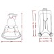 Universal Stretch Mobilholder til iPhone 5S/5C/5 iPhone 4S/4 m.m.