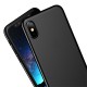 Apple iPhone X USAMS Soft Ulvratynd Plastik Cover Sort