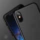 Apple iPhone X USAMS Soft Ulvratynd Plastik Cover Sort