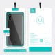Apple iPhone X USAMS Soft Ulvratynd Plastik Cover Sort