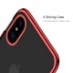 Apple iPhone X BASEUS Glitter Plating Plastik Cover Rød