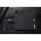 Apple iPhone X DG.MING 2-i-1 Læder Pund med Magnetisk Aftageligt Bagcover Sort