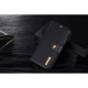 Apple iPhone X DG.MING 2-i-1 Læder Pund med Magnetisk Aftageligt Bagcover Sort