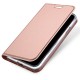 Apple iPhone X DUX DUCIS Læder Pung Roseguld