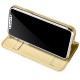 Apple iPhone X DUX DUCIS Læder Pung Guld