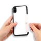 Apple iPhone X DUX DUCIS Pocard Læder TPU Bagside med kortspalte Cover Hvid