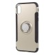 Apple iPhone X Hybird/ TPU Cover Med 360 Grader Telefon Holder Ring Guld