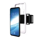 iPhone X / XS C-KU Sport Armbånd Cover Hvid