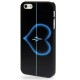 QYG - An Arrow Wear Heart - Høj Kvalitet Plastik Cover  til iPhone 5/5S
