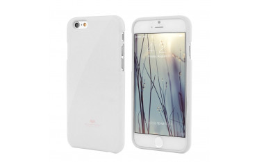 Apple iPhone 6/6S GOOSPERY Mercury Jelly Case Shimmering Powder Cover Hvid