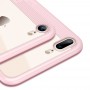 iPhone 8/7 Plus JOYROOM Phantom Series Acrylic + TPU Cover Lyserød