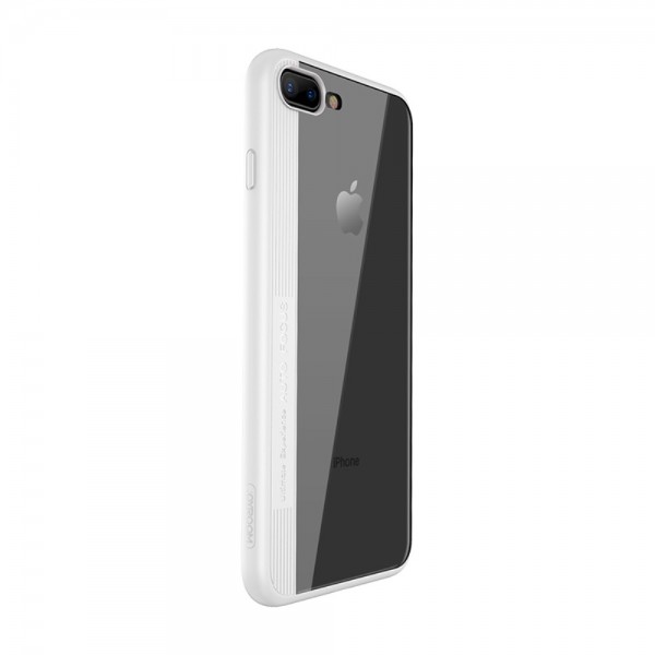 iPhone 8/7 Plus JOYROOM Phantom Series Acrylic + TPU Cover Lyserød