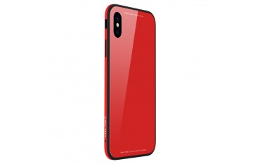 iPhone X / XS SULADA Drop-Proof Hybrid Cover Rød