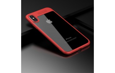iPhone X / XS IPAKY Hybrid/TPU Cover Rød