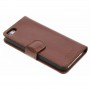 Apple iPhone 5/5S/SE VALENTA Classic Luxe Læder Cover Brun