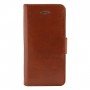 Apple iPhone 5/5S/SE VALENTA Classic Luxe Læder Cover Brun