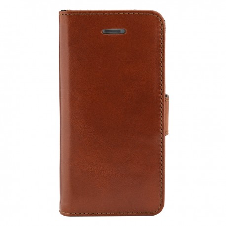Apple iPhone 5/5S/SE VALENTA Classic Luxe Læder Cover Brun