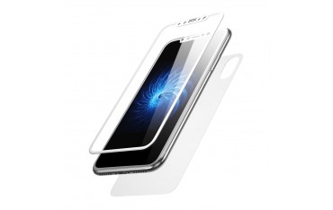 iPhone X / XS BASEUS Beskyttelsesglas Sæt - Hvid
