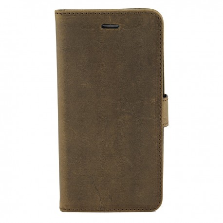 Apple iPhone 6/6S VALENTA Classic Luxe Læder Cover Vintage Brun