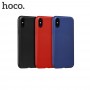 iPhone X HOCO gummibelagt Hybrid/TPU Cover Sort