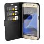 SAMSUNG GALAXY S7 VALENTA Classic Luxe Læder Cover Sort