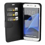 SAMSUNG GALAXY S7 EDGE VALENTA Classic Luxe Læder Cover Sort