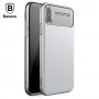 iPhone X BASEUS Slim Soft TPU Beskyttende Cover Hvid