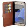 Samsung Galaxy S6 Edge VALENTA Classic Luxe Læder Cover Brun