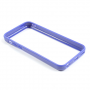 Plastik Bumper med knapper til iPhone 5 - BLÅ