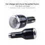3 i 1 Multifunktional Shaver Sikkerhed Hammer USB Biloplader