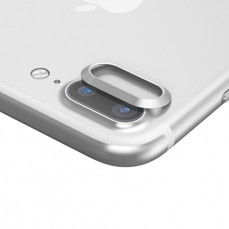 iPhone 7 Plus BASEUS Bagkameralinse Alu Beskyttelses Ring - Sølv