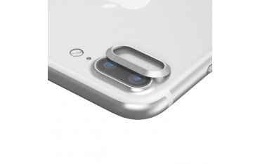 iPhone 7 Plus / 8 Plus BASEUS Kameralinse Aluramme Beskyttelse - Sølv