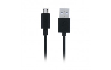 Micro USB Datakabel - 30 cm - Sort