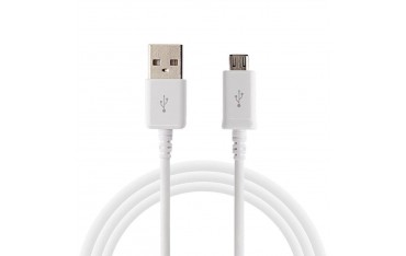 Original SAMSUNG Micro USB DATAKABEL - 1 M - HVID