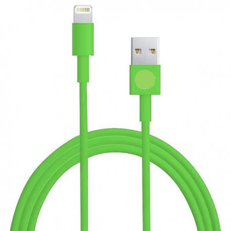 Lightning 8 Pin USB Sync Data / Opladerkabel (Grøn)