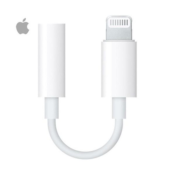 Apple Lightning til 3,5 mm jack-mellemstik til hovedtelefoner
