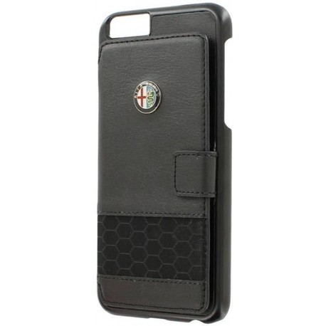 iPhone SE/5S ALFA ROMEO Portemonnee Læder Cover - Sort