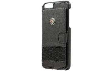 iPhone 6 / 6S ALFA ROMEO Portemonnee Læder Cover - Sort