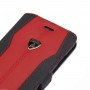 Lamborghini Huracan-D1 Genuine Læder Etui m Kortholder - Rød