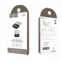 HOCO UA6 Universal Mini USB 2.0 Male til Type-C Female Converter Adapter - Sort