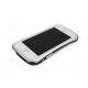 DRACO ELEGANCE ALUMINUM BUMPER til iPhone 5/5S - SØLV/SORT