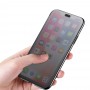 iPhone XS BASEUS Gennemsigtigt vindue TPU Cover - Sort