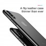 iPhone XS BASEUS Gennemsigtigt vindue TPU Cover - Sort