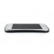 DRACO ELEGANCE ALUMINUM BUMPER til iPhone 5/5S - SØLV/SORT