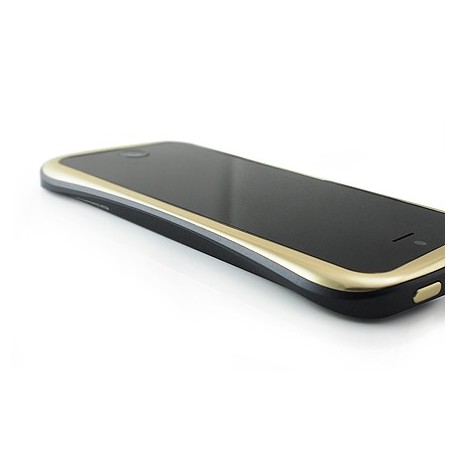 DRACO ELEGANCE ALUMINUM BUMPER til iPhone 5/5S - GULD/SORT