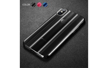 iPhone XS MAX BASEUS Aurora Series TPU Cover - Sort