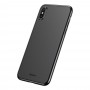 iPhone XS MAX BASEUS Wing Series Ultra Thin Matte TPU Cover -Sort